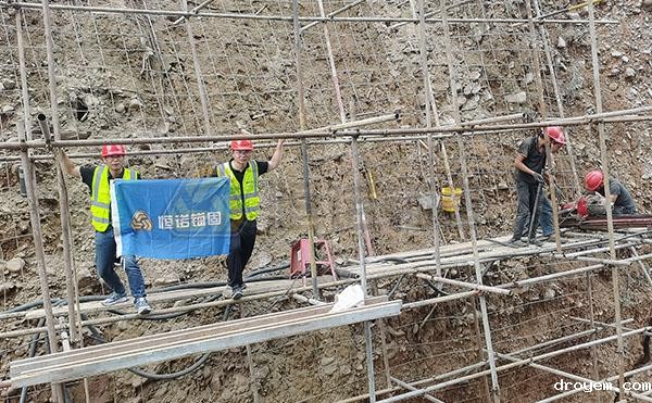 河南洛阳房屋后AGj9九游会治理项目边坡支护