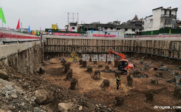 自钻式中空锚杆在基坑支护中的施工方法