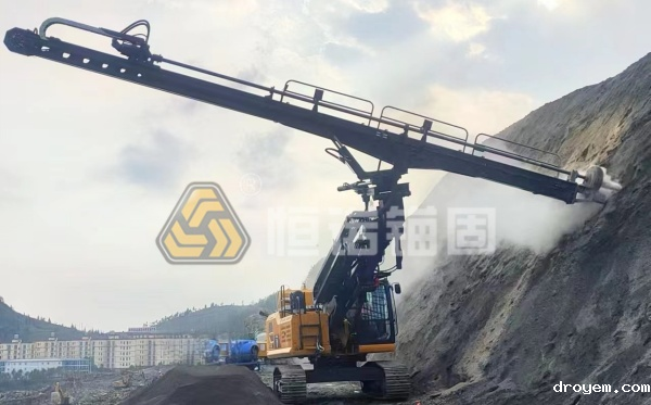 高举钻机在边坡支护中的施工流程