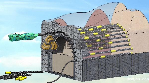 隧道超前管棚支护 隧道超前管棚支护