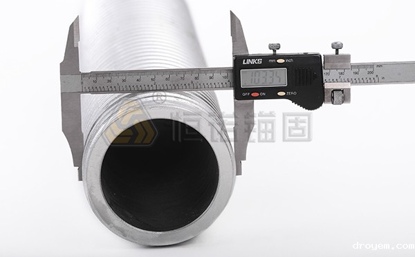 自钻式锚杆外径测量